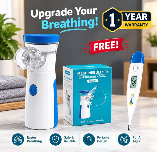 Portable Mesh Nebulizer Compact & Quiet Design